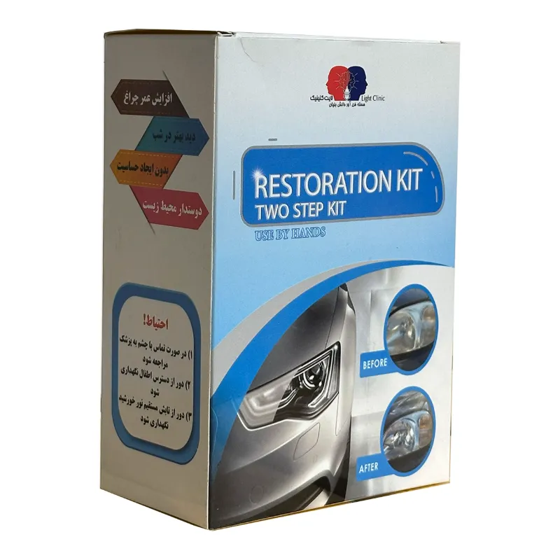 کیت شفاف کننده چراغ خودرو سایز کوچک